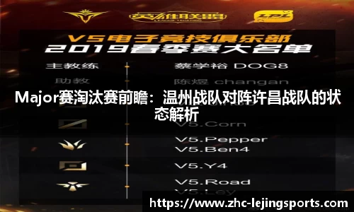 Major赛淘汰赛前瞻：温州战队对阵许昌战队的状态解析